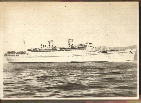 Dampfer Oceanliner Conte Biancamano Conte Grande