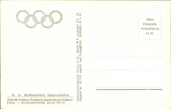 Stadion Olympia Reichssportfeld Nr. 13 – Bild 2