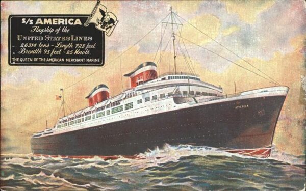 Dampfer Oceanliner S.S. America