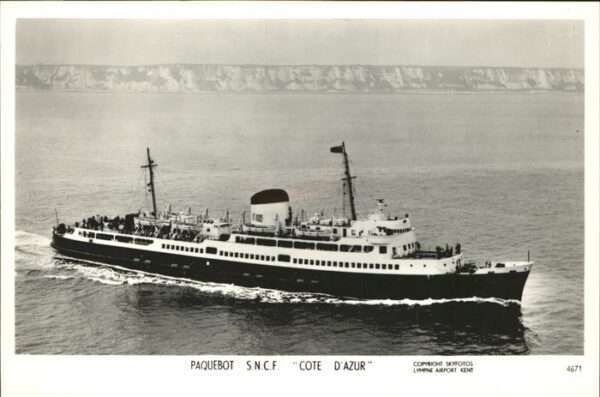 Dampfer Oceanliner S.N.C.F. Cote d_Azur