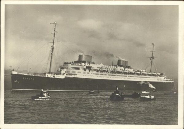 Dampfer Oceanliner Europa Turbinen-Schnelldampfer