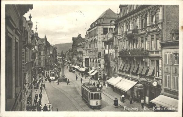 Strassenbahn Freiburg i. Br. Kaiserstrasse