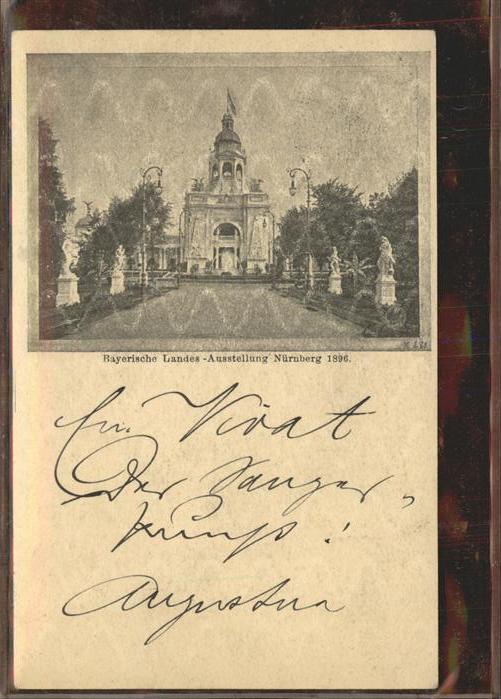 Ausstellung Bayr Landes Nuernberg 1896