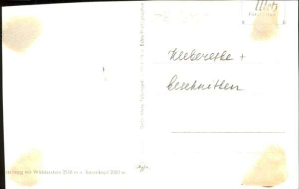 Hirschegg Kleinwalsertal Vorarlberg Ortsansicht mit Widderstein und Bärenko – Bild 2