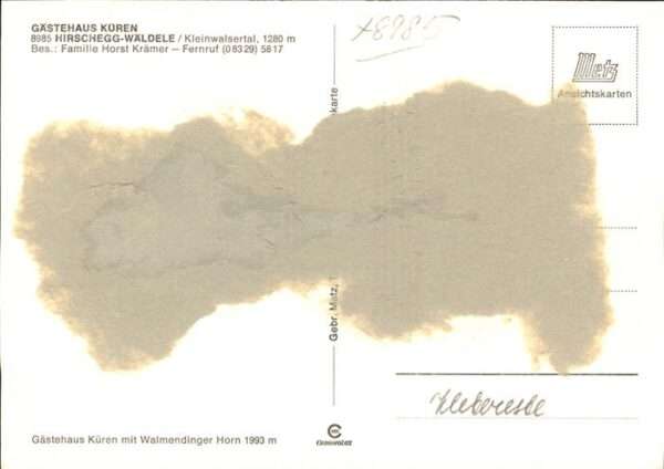 Hirschegg Kleinwalsertal Vorarlberg Gasthaus Küren – Bild 2