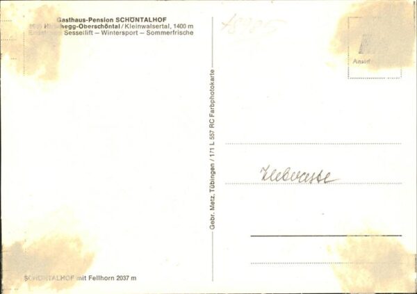 Hirschegg Kleinwalsertal Vorarlberg Hotel Gasthof Schöntalhof – Bild 2