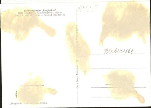 Hirschegg Kleinwalsertal Vorarlberg Erholungsheim Berghalde – Bild 2