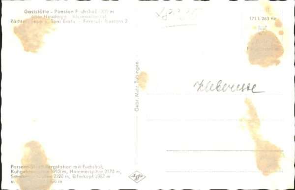 Hirschegg Kleinwalsertal Vorarlberg Pension Fuchshof mit Parsenn Skilift Be – Bild 2