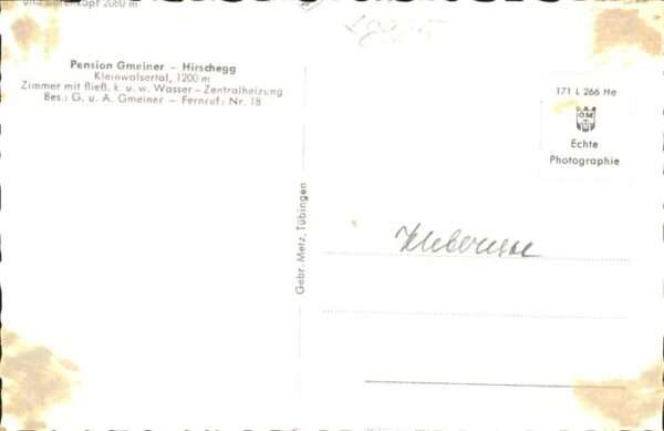 Hirschegg Kleinwalsertal Vorarlberg Pension Gmeiner Gastraum – Bild 2