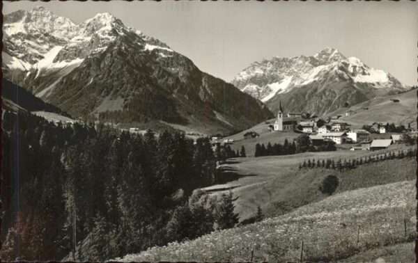 Hirschegg Kleinwalsertal Vorarlberg Panorama