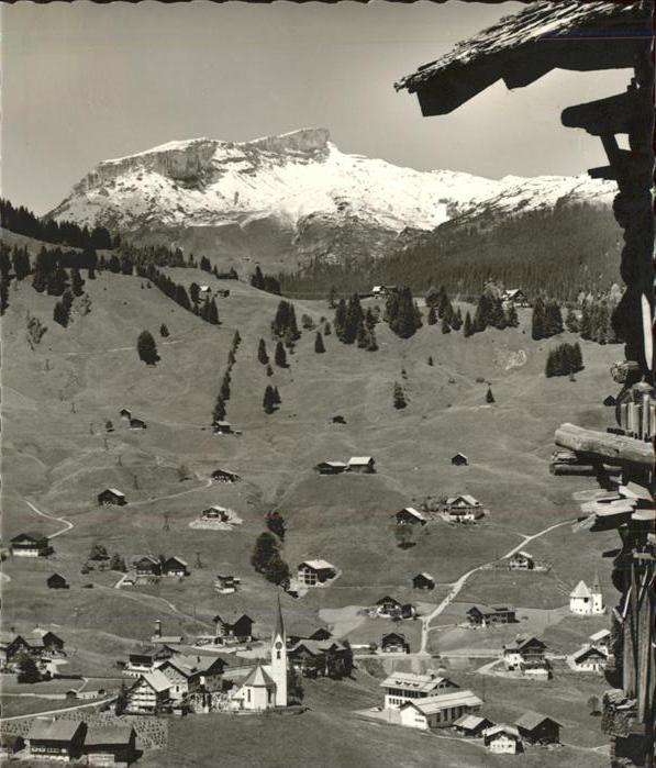 Hirschegg Kleinwalsertal Vorarlberg Luftbild Hoch-Ifen