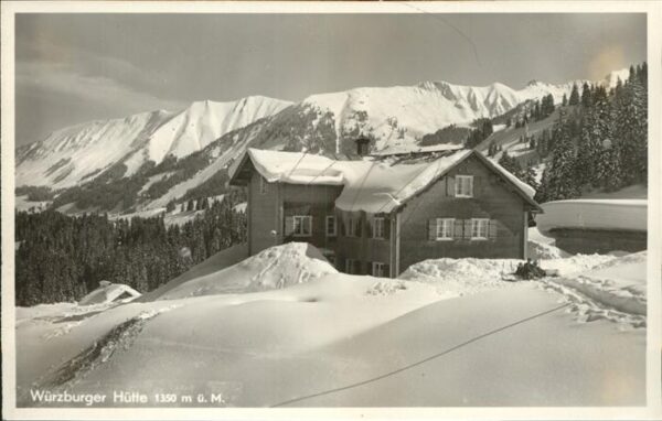 Hirschegg Kleinwalsertal Vorarlberg Würzburger Hütte