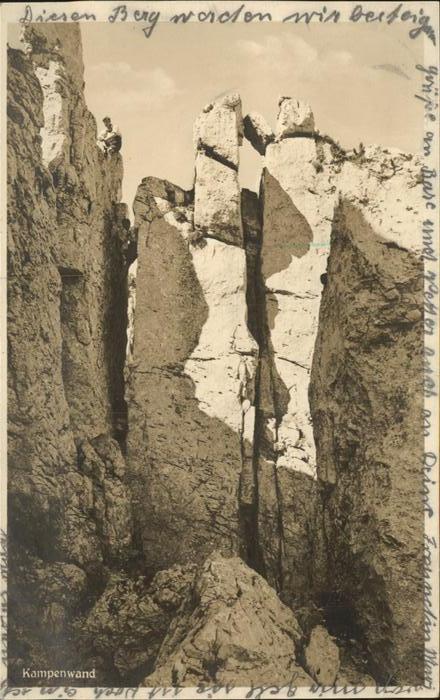 Bergsteigen Klettern Kampenwand