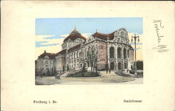 Theatergebaeude Stadttheater Freiburg
