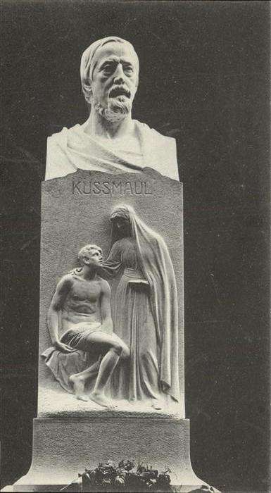 Denkmal Adolf Kussmaul Freiburg Hospital Vorgar
