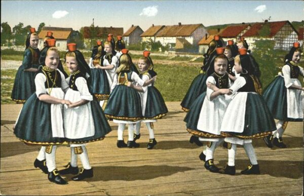 Trachten Hessische Schwalm Kinder Tanz