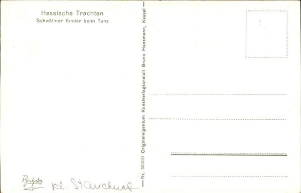 Trachten Hessische Schwalm Kinder Tanz – Bild 2