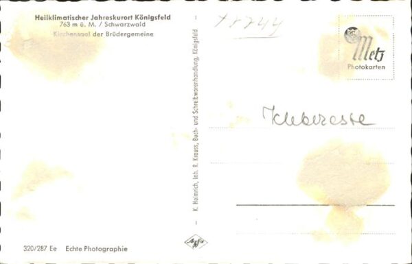Kirchenorgel Kirchensaal Br?dergemeinde K?nigsfeld – Bild 2