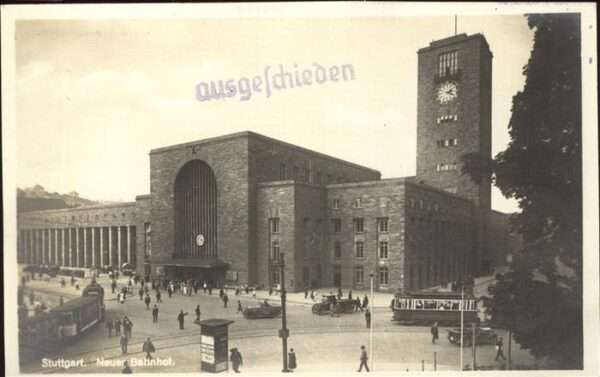Strassenbahn Stuttgart Neuer Bahnhof