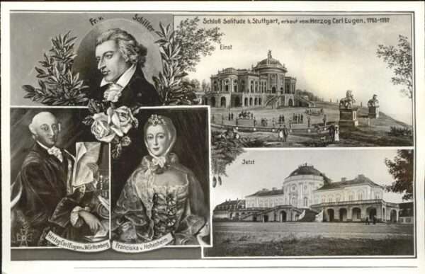 Schiller Friedrich Schloss Solitude Stuttgart Franciska v.