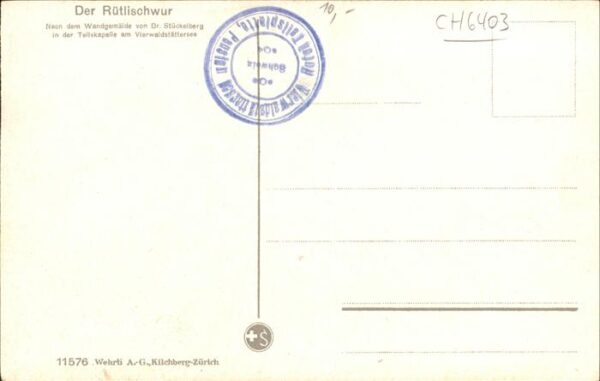 Gemaelde Rütlischwur Wandgemälde Vierwaldstätter – Bild 2