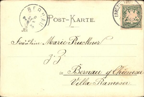 Kuenstlerkarte R. de Witt Masslieb Nr. 82 Gedicht – Bild 2
