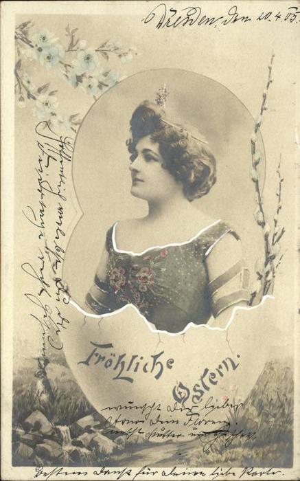 Ostern Easter Paques Krone Frau Dresden