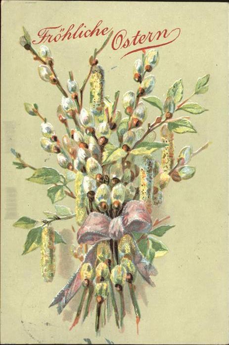 Ostern Easter Paques Weidenkätzchen