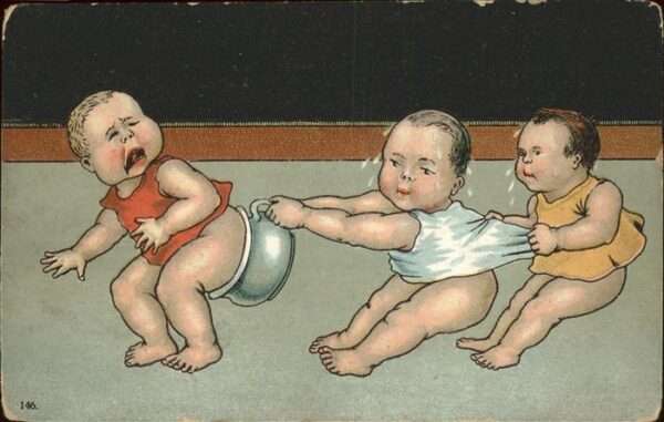 Baby Nursery Bebe Babys Karikatur Töpfchen