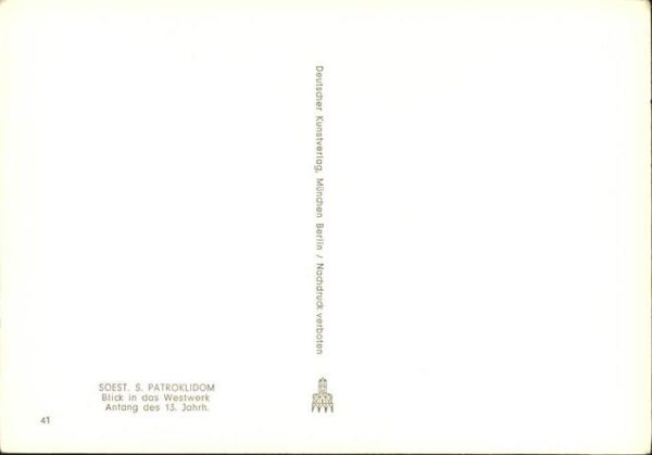 Kirchenorgel Soest S. Patroklodium Westwerk – Bild 2