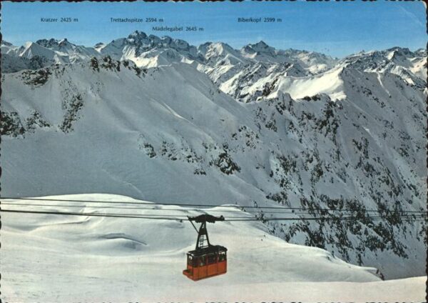 Seilbahn Biberkopf Trettachspitze Kratzer
