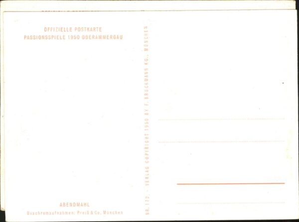 Jesus Christus Christentum Kreuzgang Passionsspiele 1950 Oberammer – Bild 2