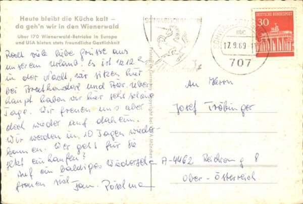 Trachten Dirndl Wienerwald Restaurant Grillhähnc – Bild 2