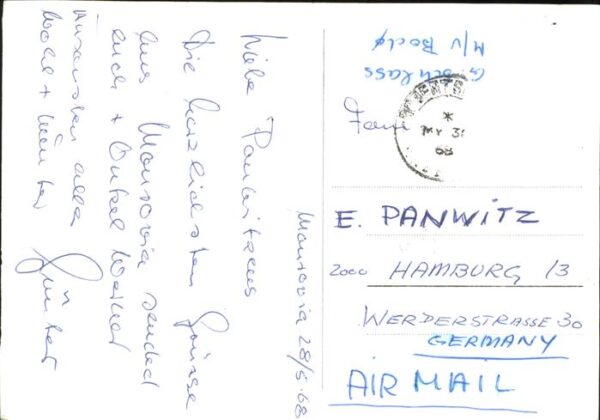 Dampfer Binnenschifffahrt Interessentakaper Boda Bode 1964 Fliege – Bild 2