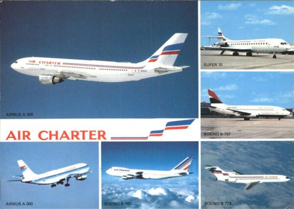 Flugzeuge Zivil Air Charter Airbus A 300 Boeing B 727