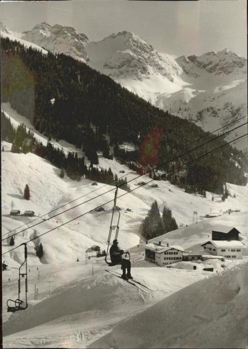 Sessellift Kleinwalsertal Skiegebiet