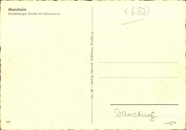 Strassenbahn Mannheim Wasserturm Heidelberger Str. – Bild 2