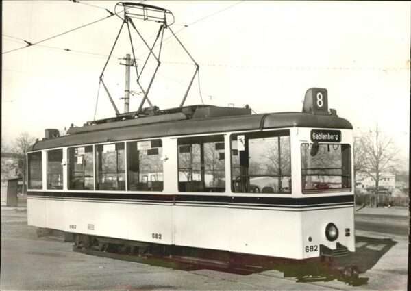 Strassenbahn Kriegs Strassenbahnwagen 1946 SSB