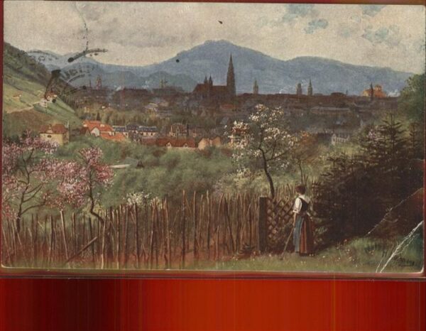Kuenstlerkarte Nr. 152 Freiburg i. Br.