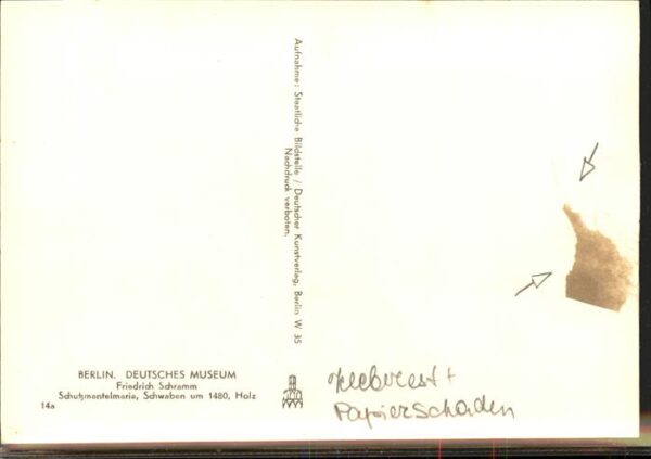 Skulpturen Holz Berlin Museum Schutzmantelmarie – Bild 2