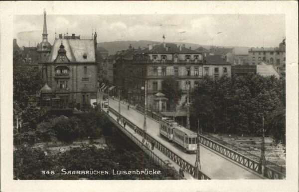 Strassenbahn Saarbrücken Luisenbrücke