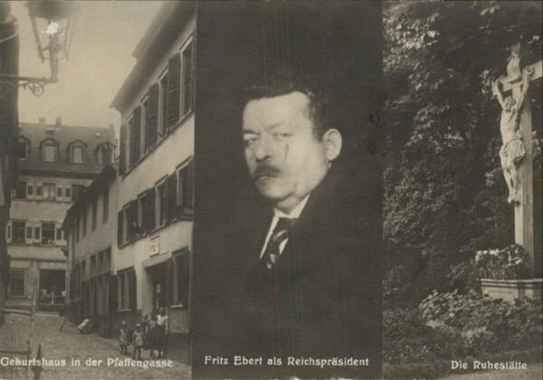 Persoenlichkeiten Fritz Ebert Reichspräsident Ruhestätte