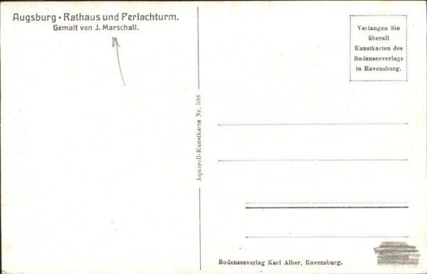 Marschall Vinzenz J. Marschall Augsburg Rathaus Perlachtu – Bild 2