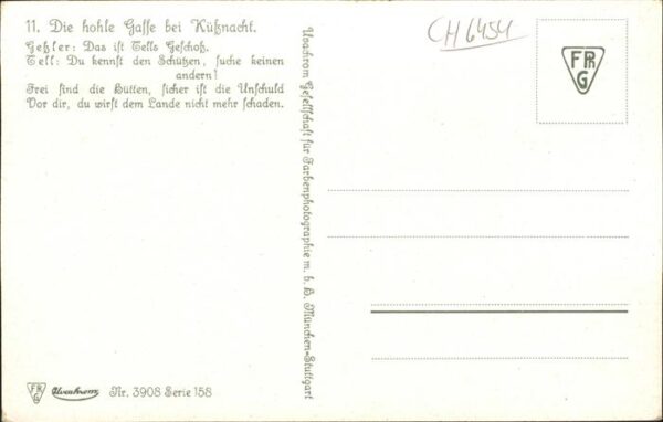 Tell Wilhelm Nr. 3908 Serie 158 Küßnacht – Bild 2