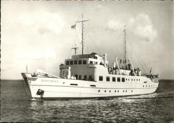 Dampfer Binnenschifffahrt MS Oldenburg Nordseebad Wangerooge