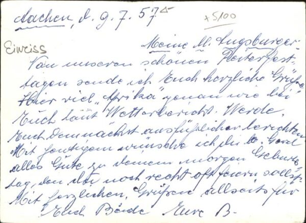 Sport Sonderpostkarte Bad Aachen Springtunier – Bild 2