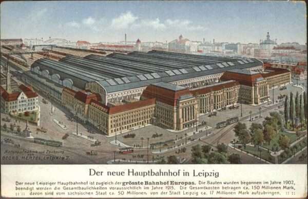 Bahnhof Hauptbahnhof Leipzig