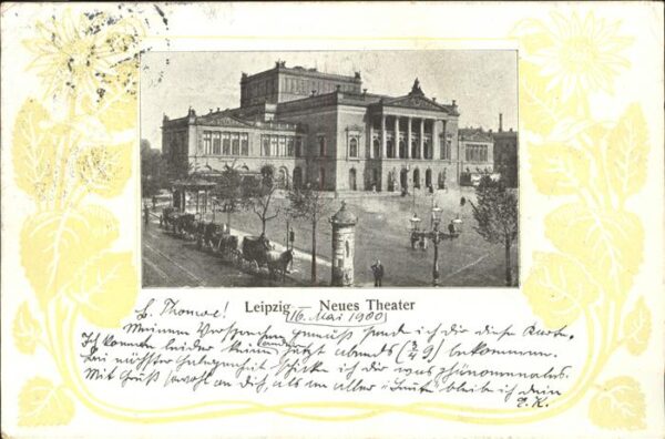 Theater Leipzig neues Theater Blumenranke