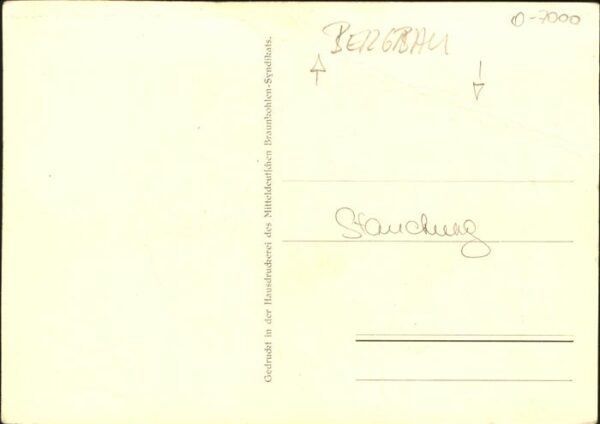 Bergbau Mining Stammbaum Braunkohlensyndikat Leipzig – Bild 2