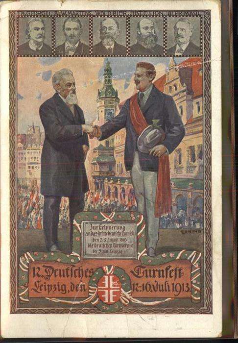 Sport 12. Deutsches Turnfest 1913 Leipzig
